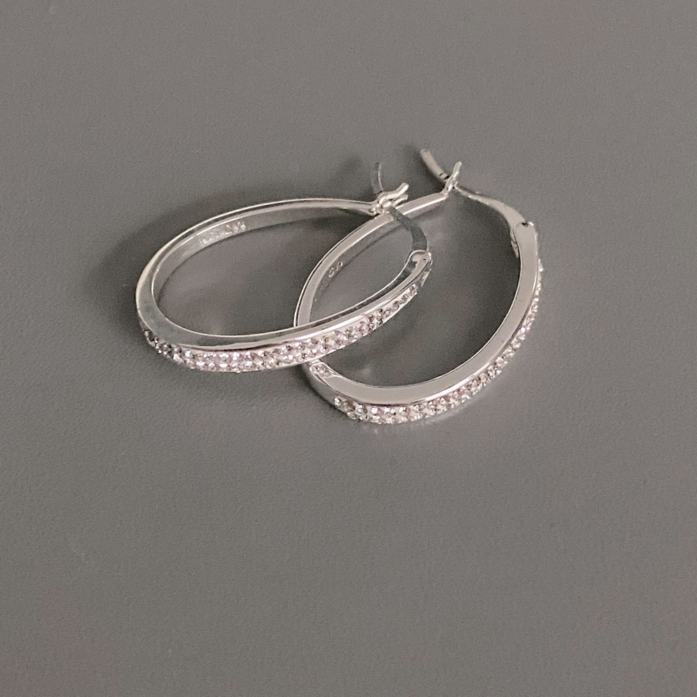 Sterling Silver Hoop Earrings